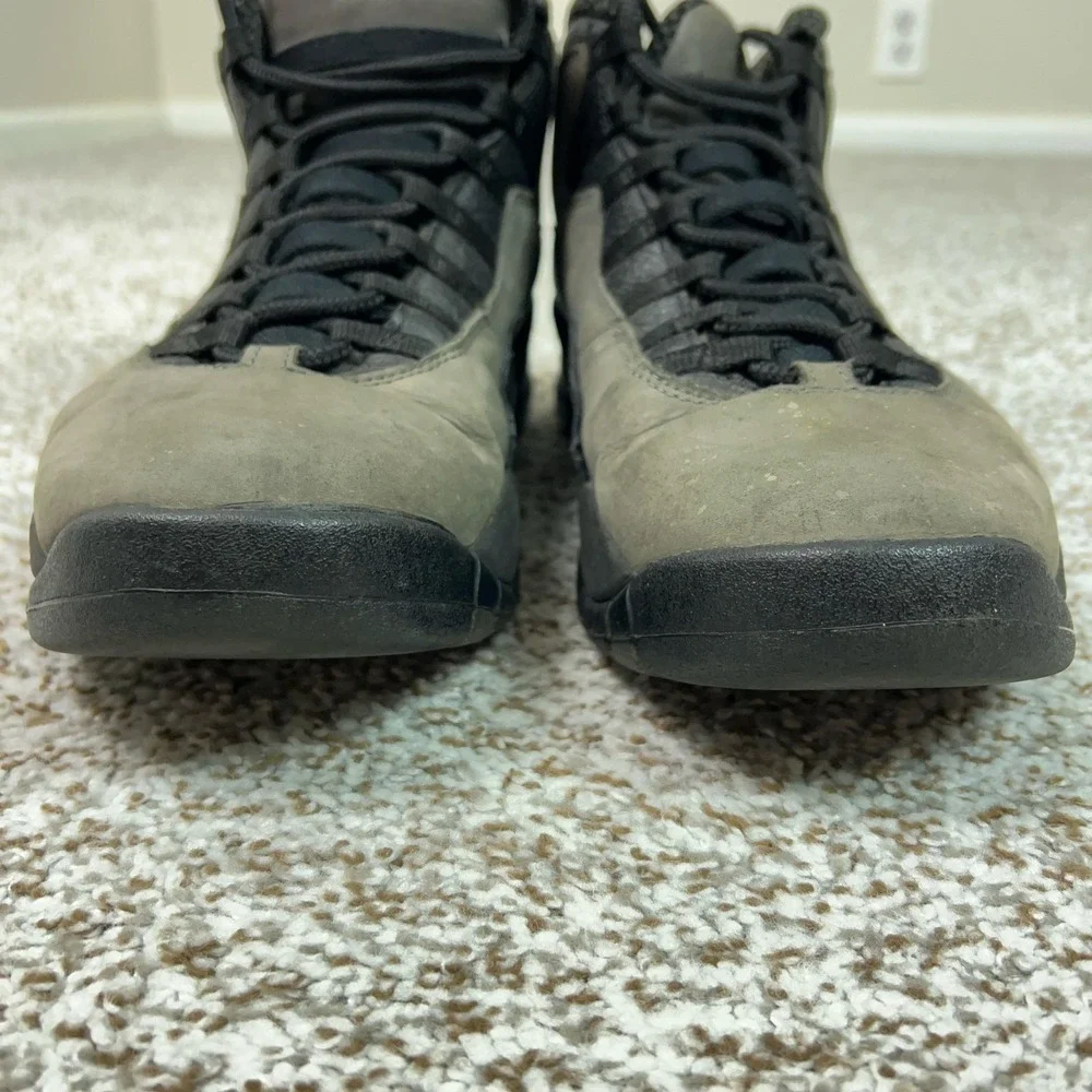 Jordan Shoes Mens Size 10.5 Gray Air 10 Retro Shadow Basketball Sneaker Mid Rise